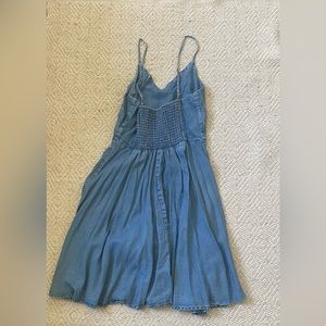 XS gap denim dress small stain in the inside of the dress near the tag